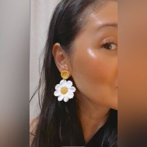 Handcrafted Flower Earrings